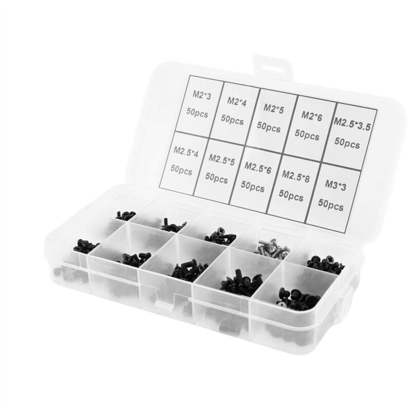 Kit de Vis Ordinateur Portable 500 PCS Vis M2 M2.5 M3, Kit de Vis pour  Ordinateur Portable Universel, Kit de Vis de Réparation D'ordinateur pour  IBM