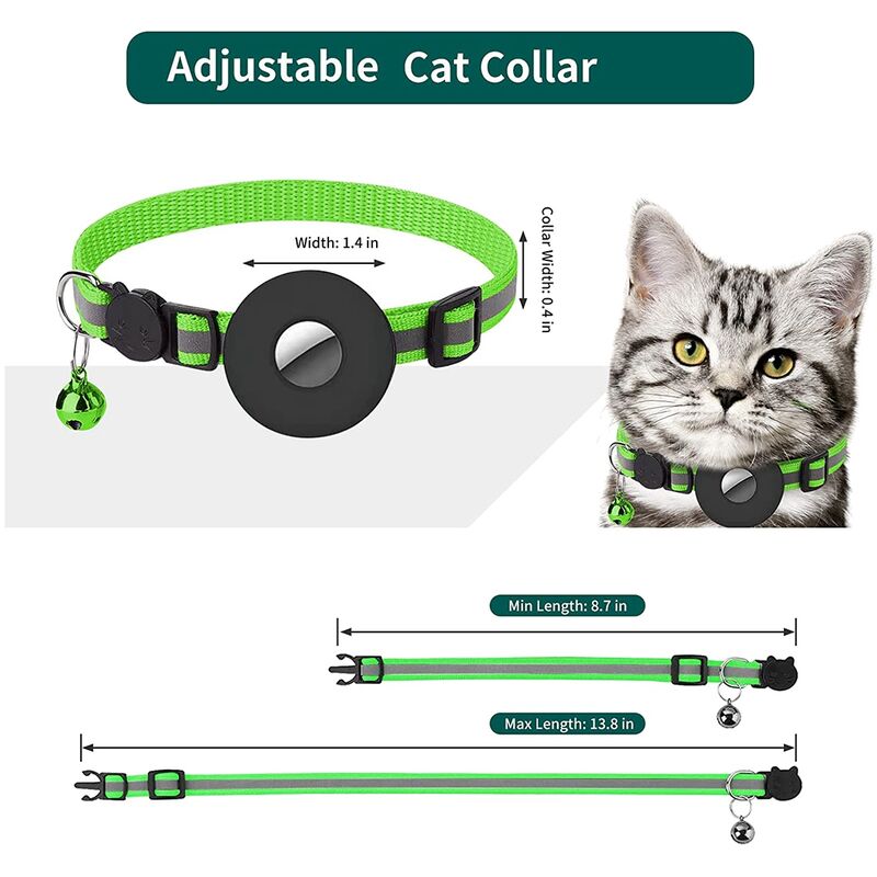 Reussdy Collier Calmant Apaisant Phéromones Pour Colliers De Chats