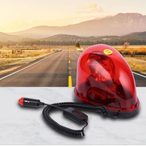Lampe Clignotante Rouge 220VAC - 97mm | Signal D'Avertissement Industriel LED