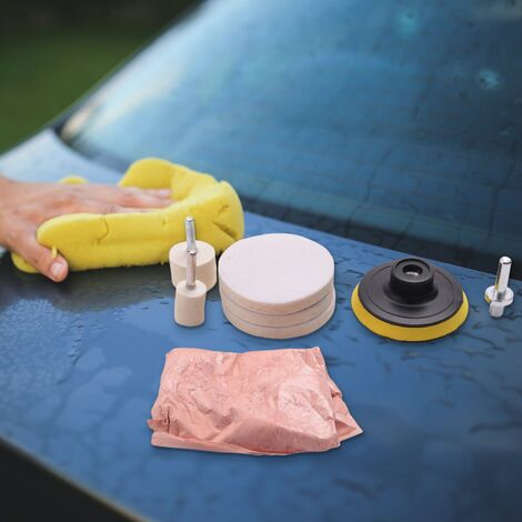 Lot de 9 outils de polissage pour vitres de voiture - Pour enlever les  rayures - Pour montre - Oxyde de cérium - Poudre de polissage : :  Auto et Moto