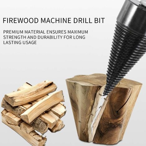 Forets séparateur de bois CREA, foret à bûches de bois de chauffage pour  perceuse à main