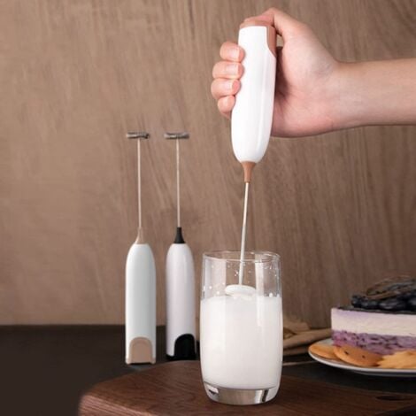 Mini batteur à œufs électrique portatif pour le lait et le café :  : Maison