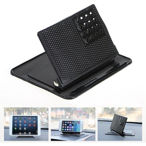 Tableau de Bord de Voiture Multifonctionnel Magique Support de TéLéPhone  Portable Silicone Tapis AntidéRapant GPS Navigateur