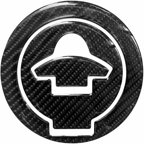 emblème adhésif bouchon de réservoir Chrome
