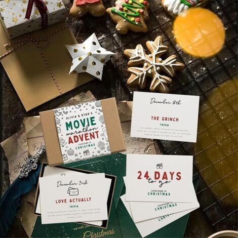 Set Cartes De Noël Avec Autocollants D'enveloppe Rouge 24 - Temu