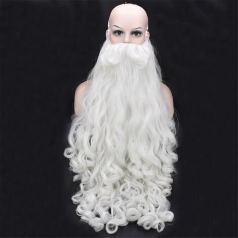Barbe de Noël blanche