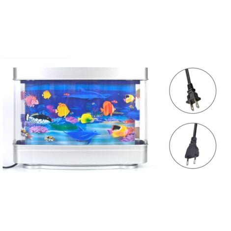 Yeacher Lampe d'aquarium de 30,5 cm avec minuterie Lumière submersible pour  aquarium Luminosité réglable 3 modes d'éclairage Pince pour aquarium LED  pour aquarium 
