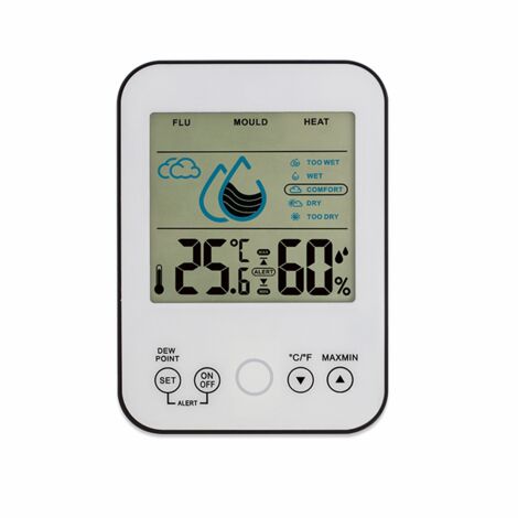 Generic - LCD Numérique Thermomètre Intérieur Hygromètre