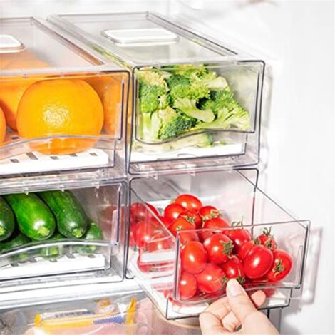 Tiroir De Rangement Pour Réfrigérateur ( économisez l'espace de votre  Réfrigérateur )