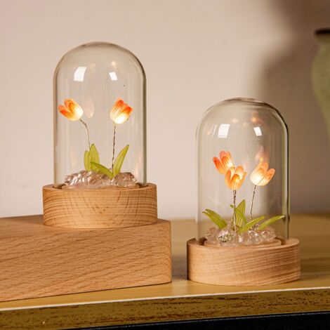 Lampe Art Nouveau Tulipe Blanche - Les Coups de Coeur