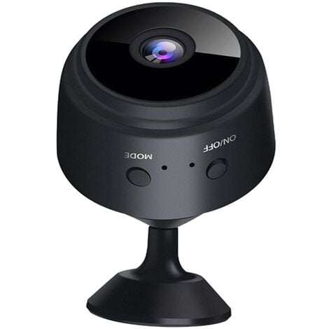 Noir avec carte TF 8 Go-Mini caméra de surveillance à distance