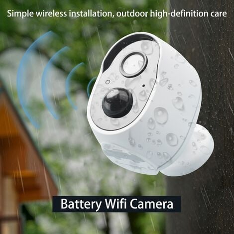 ANRAN C2 Caméra Surveillance WiFi sans Fil Batterie Audio