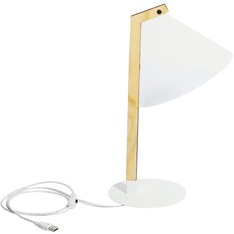 Lampe de Table en Bois Tridimensionnelle Petite Lampe de Table Veilleuse Acrylique  Led