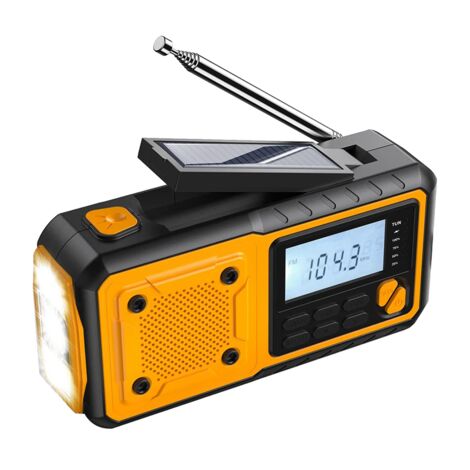 Radio à manivelle solaire – La boutique