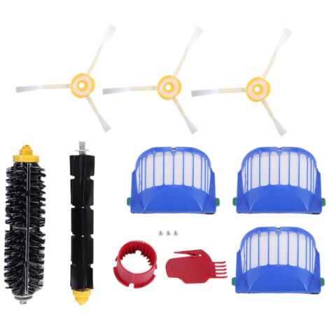 PièCes de Rechange pour 620 671 692 Robot Aspirateur Accessoires Brosse  Principale Brosse LatéRale Filtre Hepa