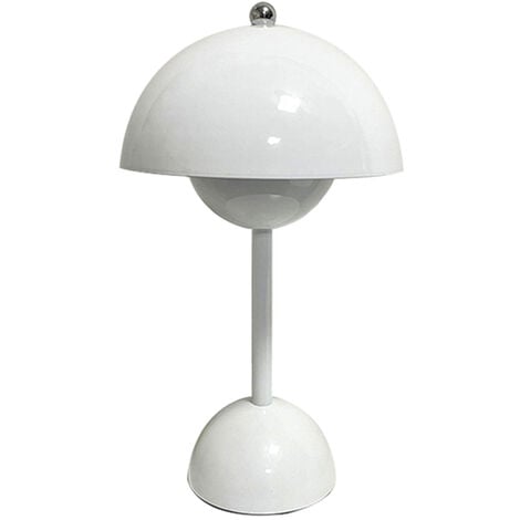 Lampadaire LED blanc moderne forme champignon 
