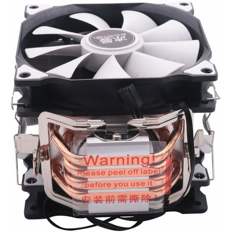 Ventilateur Sans Ventilateur pour Processeur 12 Cm 6 Cuivre Heatpipes  Radiateur de Refroidissement Sans Ventilateur pour