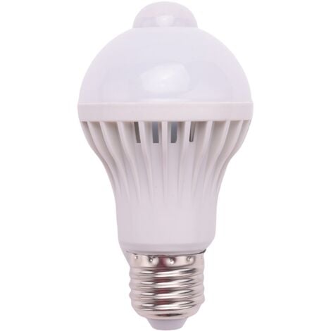 Lampe LED avec détecteur de mouvement automatique, 5/9W, ampoule