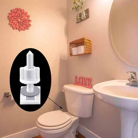 Vis de toilette en plastique de haute qualité pour charnières et boulons  durab