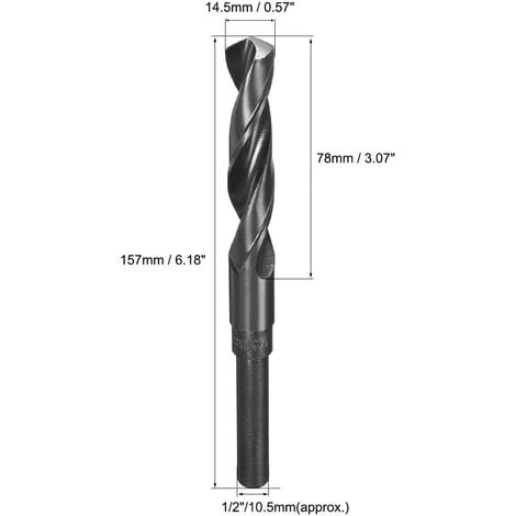 DEWALT Foret à pointe fendue noir et or de 1/2 pouce x 6 pouces