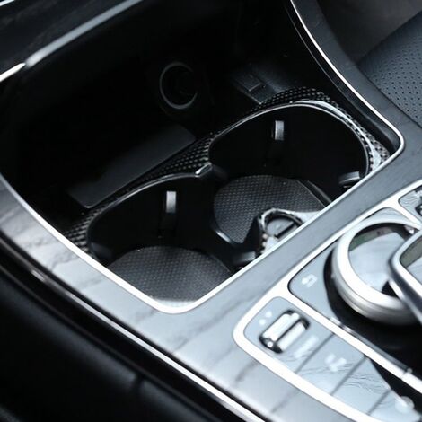  Autocollant pour Volant Compatible avec Mercedes Benz -  Accessoire de Décoration de Voiture Compatible avec Mercedes Classe A, Autocollant  Décoratif Intérieur de Voiture en Métal (argenté)