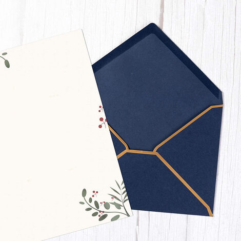Paquet de 100 Enveloppes A7 5 X 7 Enveloppes pour Cartes Enveloppes à Rabat  en V