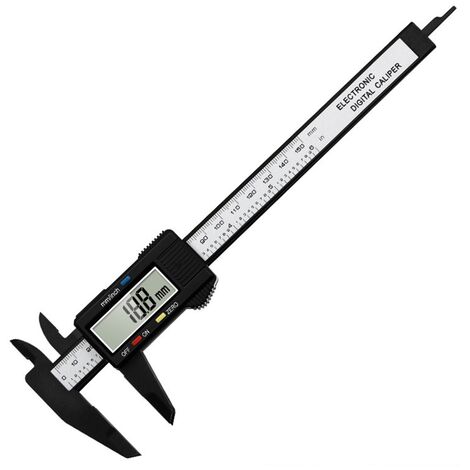 Pied à Coulisse Plastique Cadran - Outil Mesure Précision 0-150mm Pour Bricolage Et Mécanique