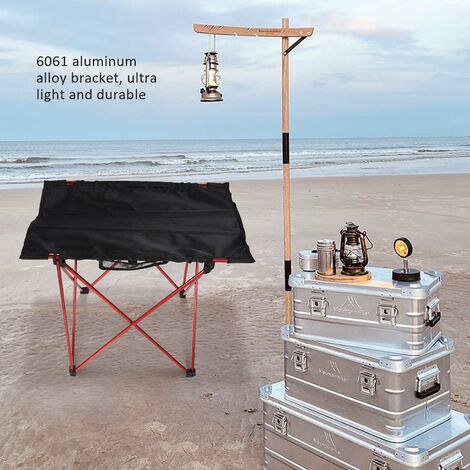 SODIAL(R) Portable pliable Table pliante bureau Camping pique-nique en  plein air 6061 Alliage d