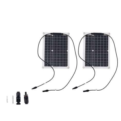 Panneau solaire portable 30W 12V + controleur 40A pour charger batterie  camping voyager SwagX