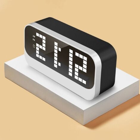 Led Réveil Numérique Montre Table Électronique Horloges de Bureau