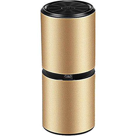 Purificateur de Cendrier, Purificateur de Cendrier USB sans Fumée 2 en 1,  Purificateur D'air D'aromathérapie à Ions Négatifs, pour Voiture de Bureau  à Domicile Intérieur Extérieur, Gris Argenté