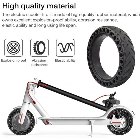Eosnow,Pneu en caoutchouc de remplacement de pneu solide de scooter  électrique 8.5x3.0 pour