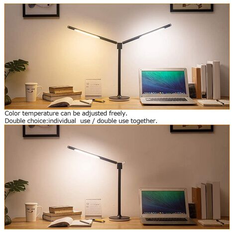 La Lampe de Bureau Led pour Lampe de Table à Usage Personnel Double ou  Personnelle, Lampe
