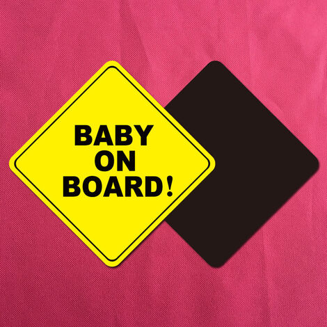 Bébé à Bord Signe Magnétique Panneaux, 2pcs Autocollant