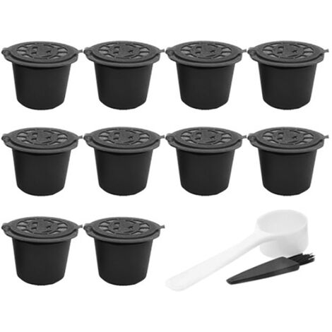 capsules noires rechargeables pour Nespresso - 3 pièces 