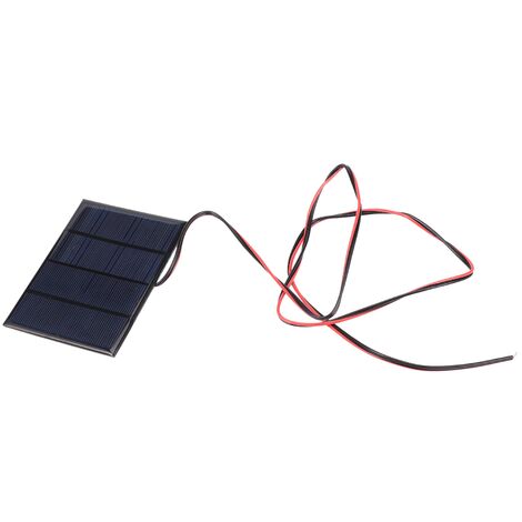 Panneau solaire 12V 1.5W avec système de batterie de charge clip panneau  solaire polycristallin pour petite puissance