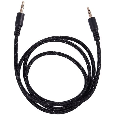 1M 3,5 Mm StéRéO Mâle à Mâle Aux Cable Câble Auxiliaire Audio pour