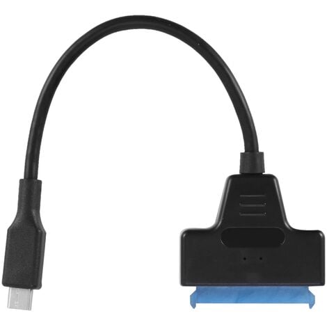 Câble adaptateur / Convertisseur USB 2.0 vers disque dur SATA / IDE de 2,5  / 3,5 pouces - Noir