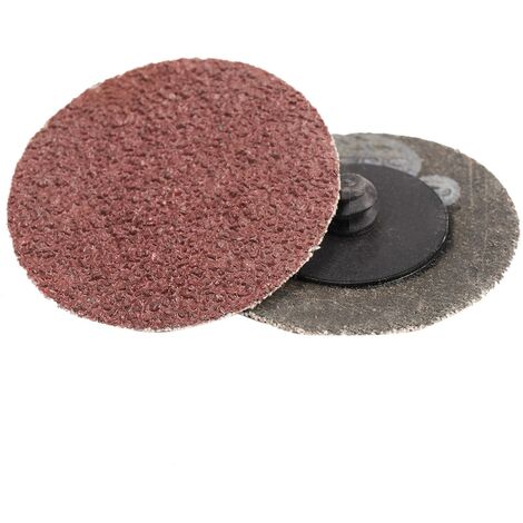 Disque Velcro de rechange pour papier de verre Ø 125 mm. Avec trous grain  120 (10 pièces)