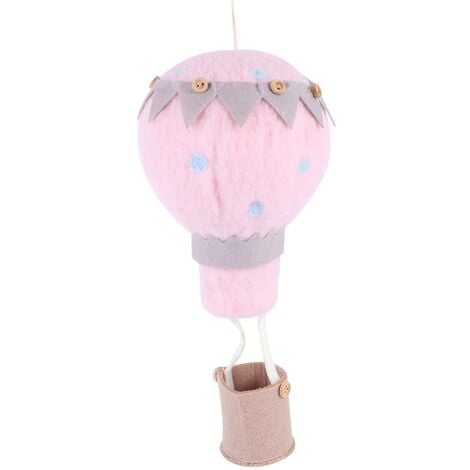 Pinata montgolfière rose  décoration anniversaire enfant- Fêtes