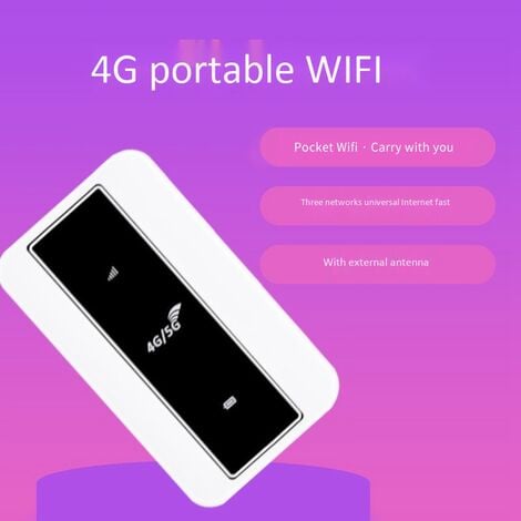 4g Mifi Pocket Wifi Routeur 150mbps Wifi Modem Voiture Mobile Wifi Wireless  Hotspot avec fente pour carte SIM W