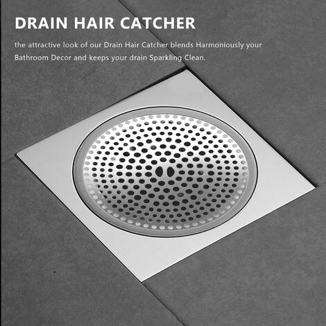 Piège à cheveux facile à nettoyer pour drain de douche Drain de