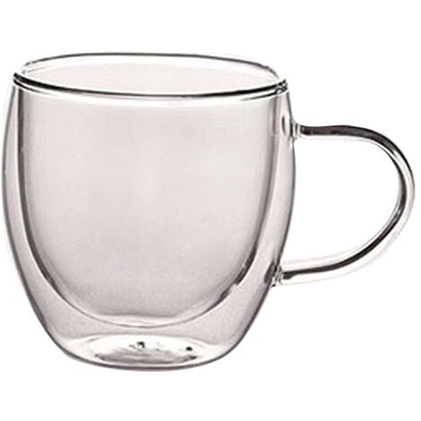 Tasse en verre borosilicaté résistant à la chaleur, verres à thé, jus,  lait, café, maison