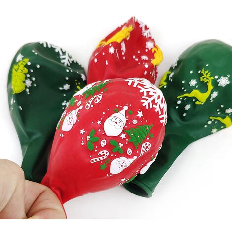 2 Pcs Bonne Année Ballon Fournitures De Décoration Fête Noël