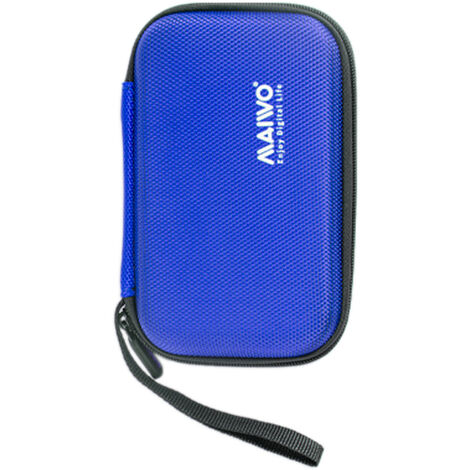 KT02 Sac de Rangement Portable NuméRique Mobile Disque Dur Housse de  Protection Antichoc et Anti-Chute Sac de Rangement à GlissièRe Bleu