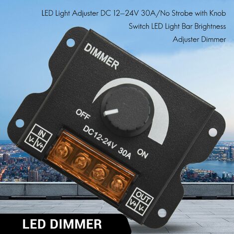 Variateur de lumiere LED DC12-24V Interrupteur Variateur LED
