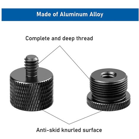 Adaptateur De Filetage Pour Pied De Micro, Filetage Transparent En