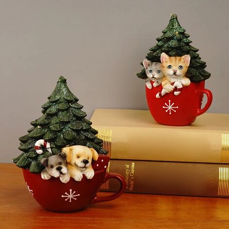 Carrelage Avec Impression, Cadeau, Chat à l'arbre de Noël, Chat des  forêts norvégiennes