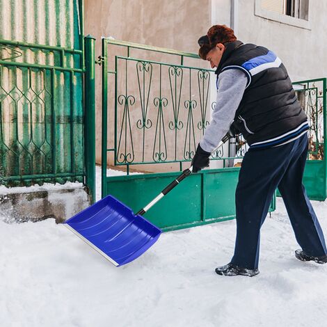 Balai à neige et pelle Certified 5-en-1 avec pelle à neige, brosse