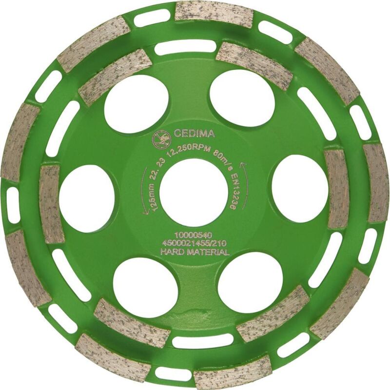 Cedima Schleifteller Diamant EC 73 125mm 30x7x6,5mm